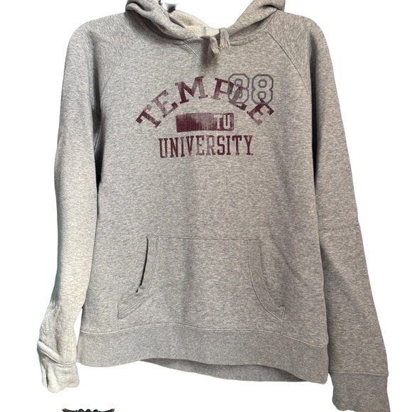 Champion Tops - Temple University Owls Champion Women's Hoodie, Medium